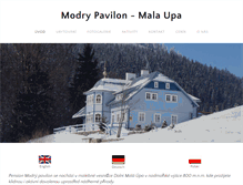 Tablet Screenshot of modrypavilon.com